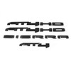 Mnneryss 6PCS Matte Black AT4 HD Emblems Sierra Letters Compatible