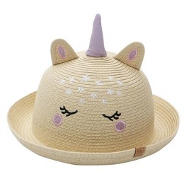 Flapjackkids UPF50+ Straw Hat (Various Designs), Cat / 4-6 Years