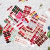 WOKOTO 20 Sheets Christmas Nail Stickers, Nail Polish Strips -
