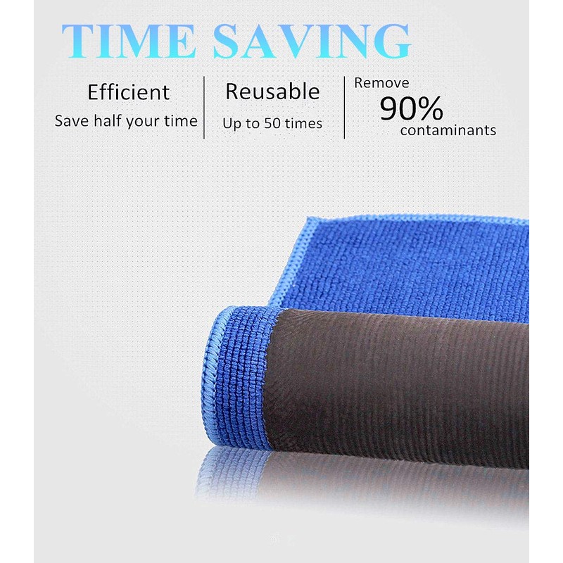 AIVS Clay Bar Towel, Fine Grade Auto Detailing Clay Rags,with