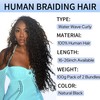 Human Braiding Hair for Boho Braids 20inch 100% human hair
