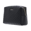 GUESS Large Top Zip Cosmetic Bag Black, black