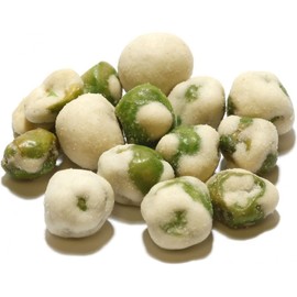 Bayside Candy Wasabi Coated Green Peas - Spicy and Crunchy - Oriental Snack - Hot Wasabi Peas (1LB)