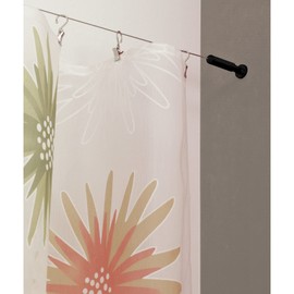 GARDINIA Gordijnkabel-set Race voor wand- of nismontage, lengte: 5 m, inclusief montage-materiaal, metaal/zwart