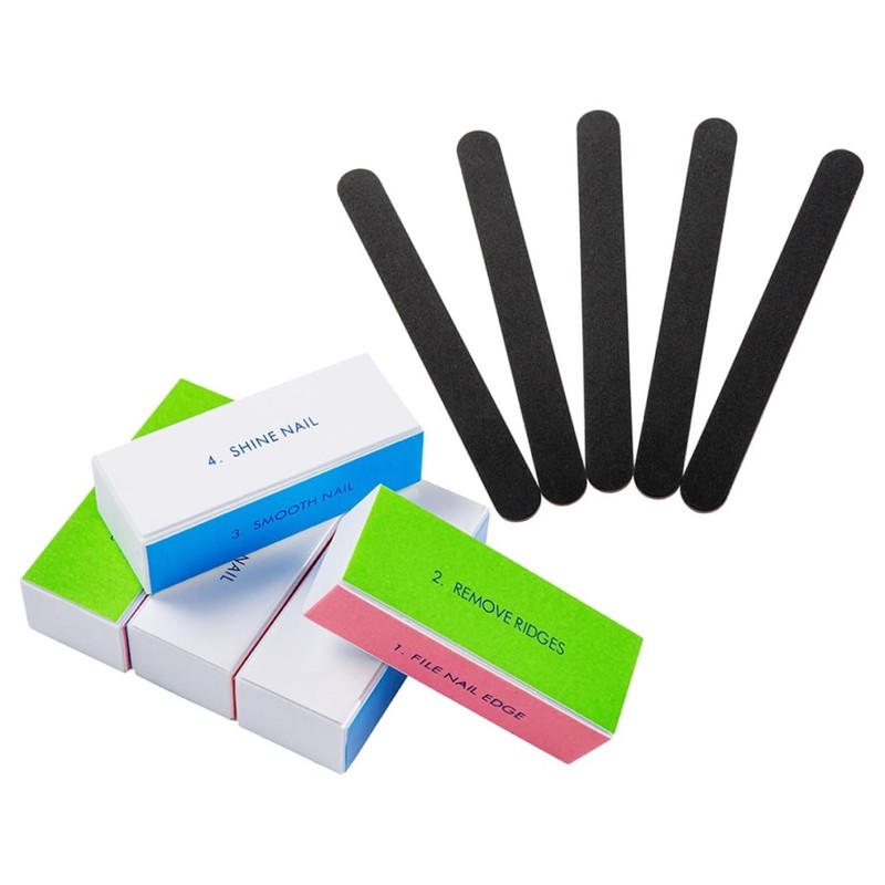 Mikinona Professional Nail Buffing Block Sanding Strip 10pcs Manicure Tools