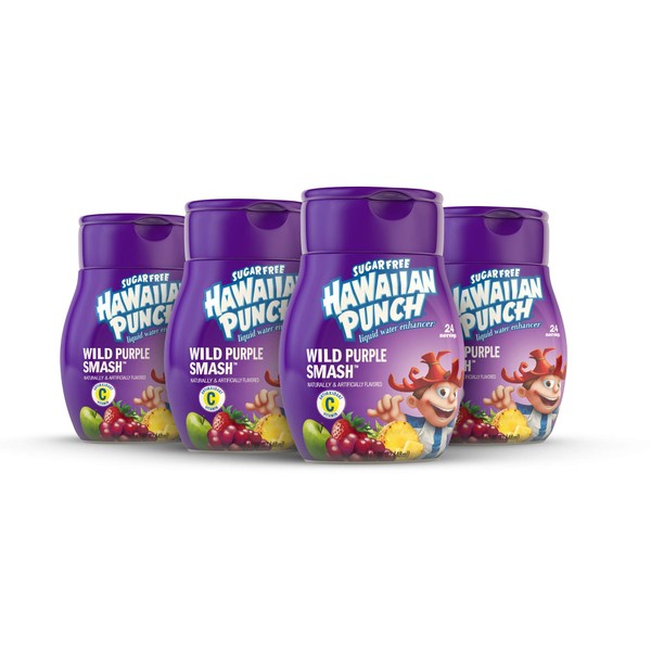 Hawaiian Punch, Wild Purple Smash, Liquid Water Enhancer – New,