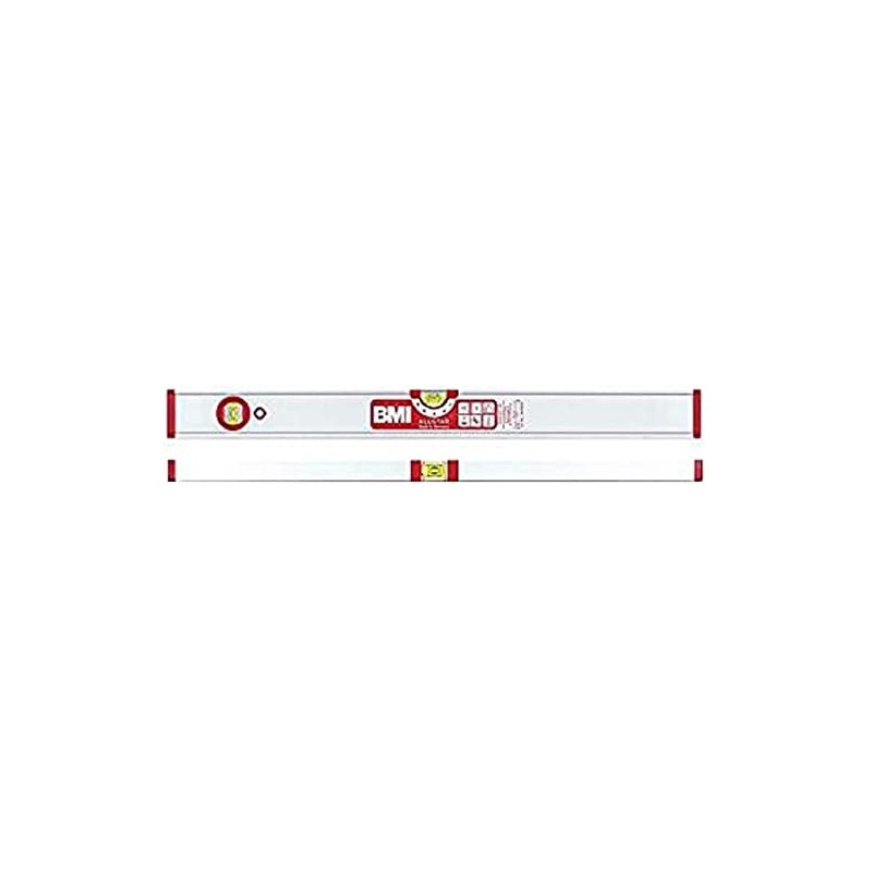 BMI Alu-Profile Spirit Level ALUSTAR (20 cm Long, Edgeless Horizontal