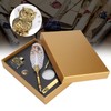 Dip Calligraphy Pen Set Owl Feather Pen Lacquer Stamp Vintage