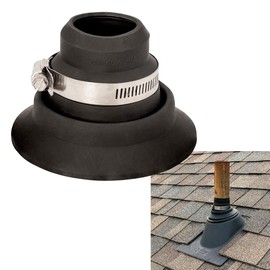 Roof Collar Repair Boot Vent Flashing - Fits 1.5"-2" Pipe, Made in The USA