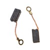 vhbw 2 x Carbon Brush Motor Carbon Abrasive Carbon 15.75