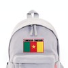 Parche bordado de la bandera de Camerún con pin de