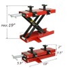 SEGAWE 1100LB Motorcycle Center Scissor Lift Jack Hoist Bikes ATVs