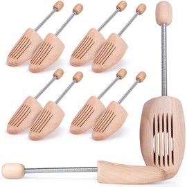 SULPO Wooden Shoe Tree - Wooden Shoe Stretcher Shoes Wide - Kink Protection for Shoes - Shoe Width - Various Sizes - Shoe Stretcher for Men and Women, 5 pairs