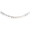 Beistle Foil Happy Anniversary Streamer, 4-1/4-Inch by 6-Feet