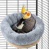 DBNESS Medium Bird Nest for Cage, Removable Plush Parrot Hammock