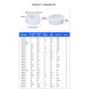 70mm White Plastic Plugs, Round Tube Covers, Inner End Caps