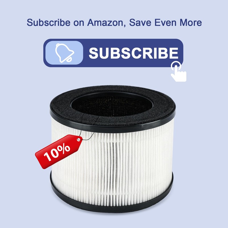 MOOKA Genuine True H13 HEPA Air Filters Replacement for M01
