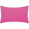 Night Zone Easy Care Polycotton Housewife Pillow Cases, Fuchsia, Pair