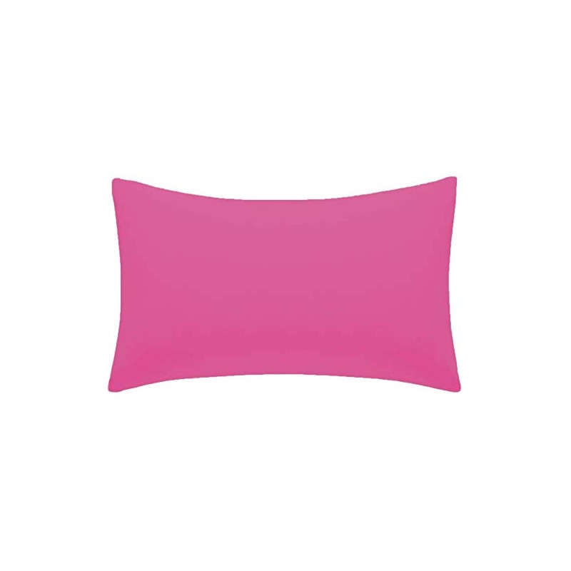 Night Zone Easy Care Polycotton Housewife Pillow Cases, Fuchsia, Pair