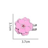 Golf Hat Clip Peach Blossom Ball Markers Hat Clip Magnetic