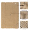 AIBIIN 18"x30" Brown Waffle Bath Mat Super Absorbent Non Slip