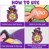 VEYLIN Kids Dart Board Set with 12 Sticky Balls