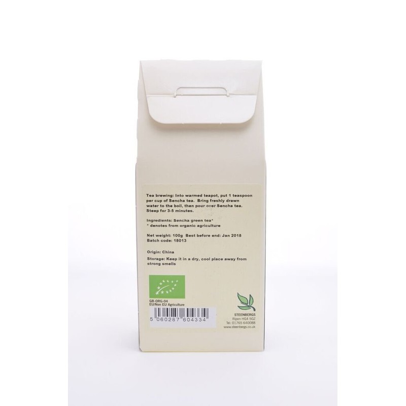 Steenbergs Organic Sencha Green Tea 80g Loose Leaf