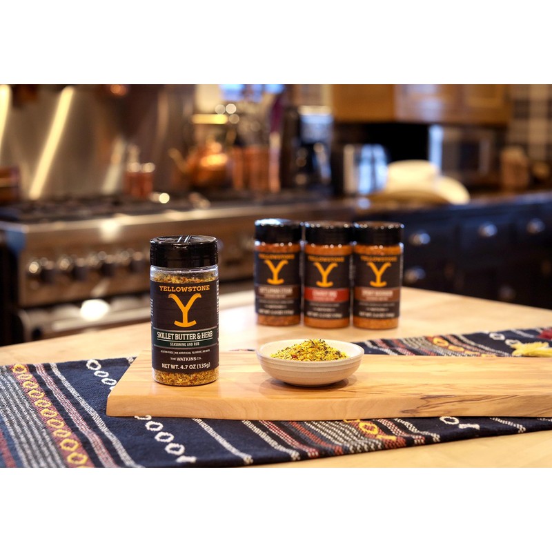 Yellowstone Skillet Butter & Herb Seasoning and Rub, 4.7oz
