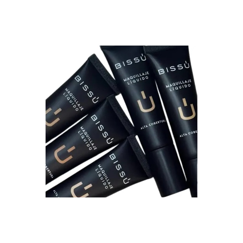 Maquillaje Líquido Alta Cobetura Bissú 24 Hrs