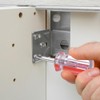 HARFINGTON 2pcs SL6 Short Tip Slotted Screwdriver Stubby Magnetic Flat
