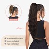 Flufymooz Ponytail Extension, 56 cm Ponytail with Drawstring Hair Extensions,