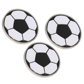 Scoccer Referee Judge Toss Coins, Soccer Flip Coin Flip Coin Anti-Rust Football Pick Side Cions 3Pcs for Matches Training