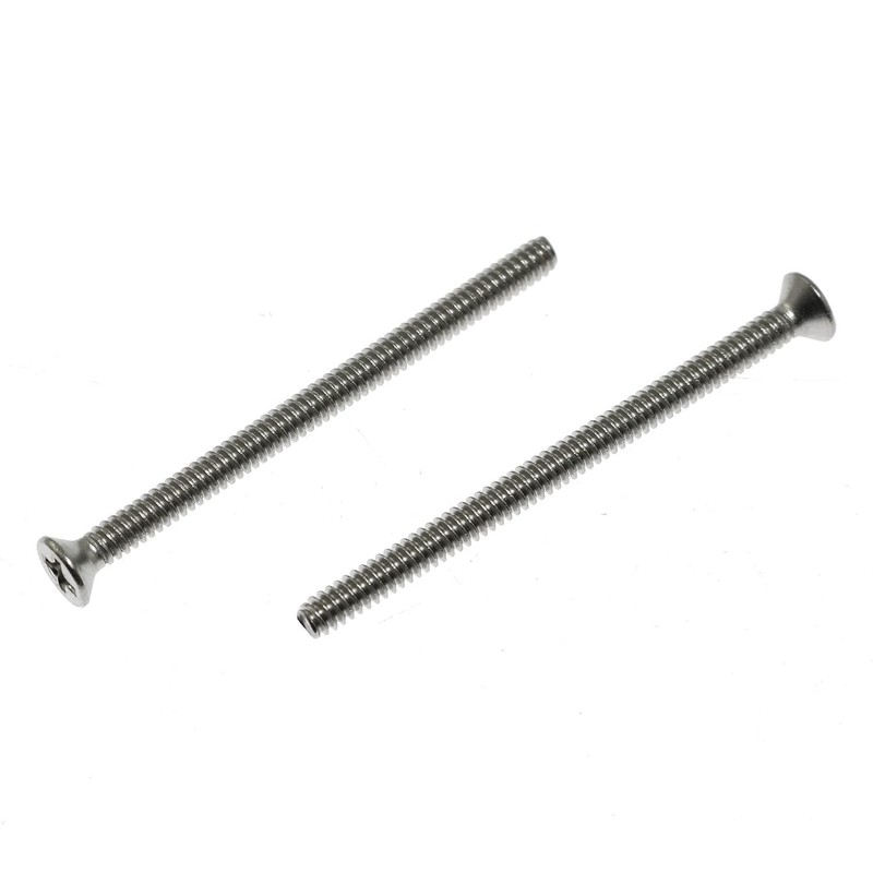 Extra Long Outlet Screws Maxmoral 50pcs 6-32 x 2 Inches