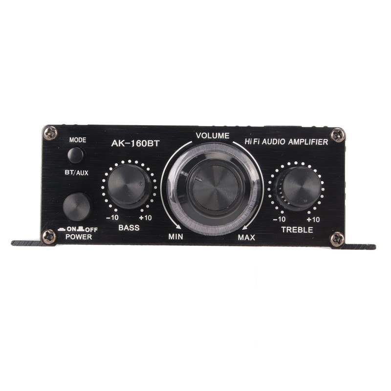 Bluetooth 5.0 Power Amplifier Clear Sound Quality Aluminium Alloy 20Hz