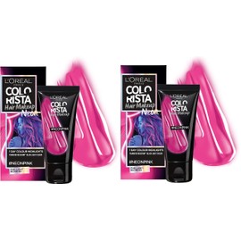 L'Oreal Colorista Makeup Party Festival Neon Pink Temporary Light Blonde Hair Colour 30ml