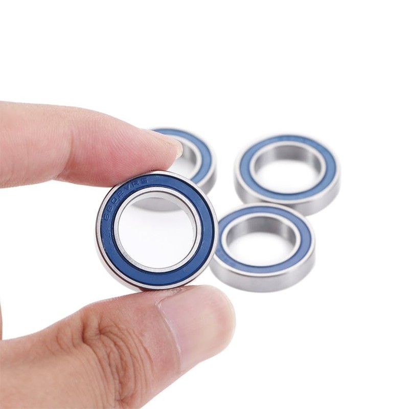 Vctitil - Rodamiento giratorio para bicicleta, 4 piezas, 6802 VRS