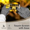 Rahhint Wool Winter Gloves Men Women Fleece lined Knit Gloves