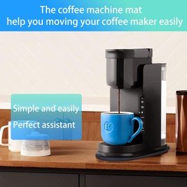 Coffee Maker Mat for Countertop 15.3"x5.1"for Keurig,Countertop Appliance Slider Countertop Protector Mat for Counter Small Appliance Slider