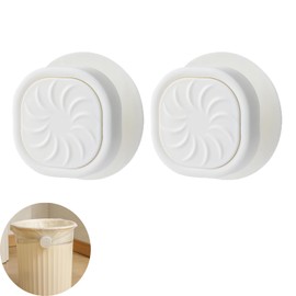 UtySty 2 Pack Trash Bags Tuck Buckle Cinch Non-Slip Rotating Tightening Clips Instead of Elastic Bands Bag Liner Wrap Holder for Gabage Can Cylinder Waste Bin Kitchen Office Bedroom Bathroom