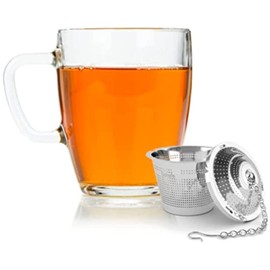 U Chef Infusor de té de Acero Inoxidable Grado Alimenticio, Calidad Premium, Colador/filtro perfecto para té en hebras, té suelto.(5 Cm)
