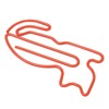 100pcs Cat Shape Paper Clips Plating Process Increased Slip Resistance