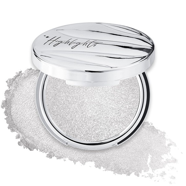 Erinde Shimmer Face Highlighter Makeup Powder, Cream to Powder Glow
