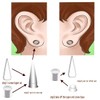 TBOSEN 36PCS Ear Gauge Stretching Kit Stainless Steel Double Flare