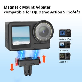Osmo Action Quick Release Adapter Mount for DJI Compatible with Osmo Action 5 Pro/4/3, Fast Switching, Tripod, Selfie Stick, Video Recording, Cycling, Motorcycle Accessories
