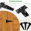 4 Pieces T Hinges, Heavy Duty T Shaped Hinges, T-shaped