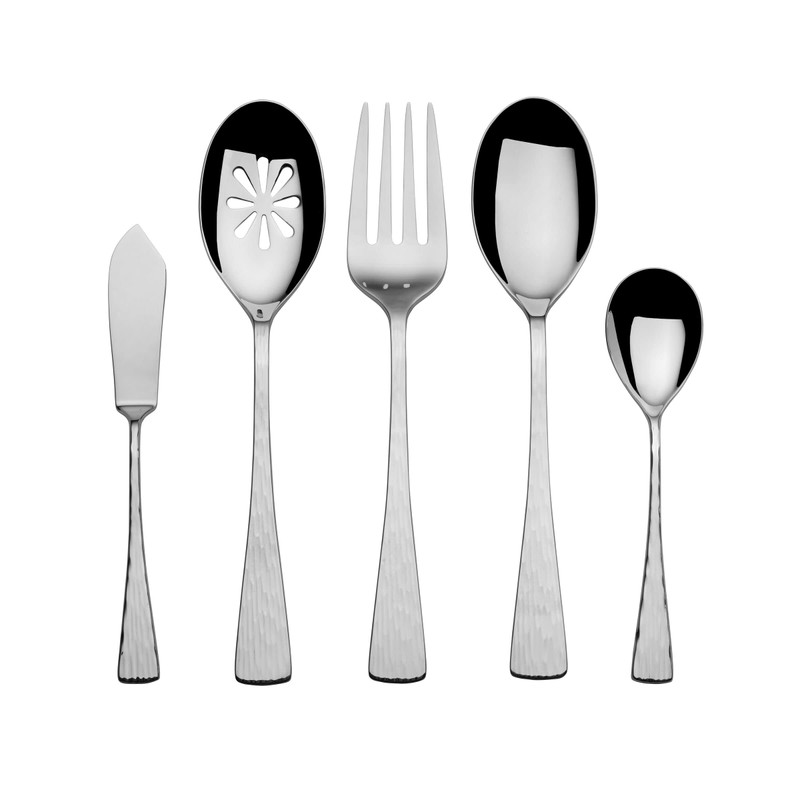 Mikasa Novaro 45-Piece 18/10 Stainless Steel Flatware Set, Service For
