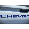 AUTOCARIMAGE RAISED TAILGATE LETTERS for SILVERADO 2019 - 2025 matte