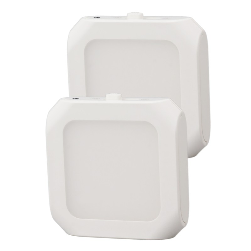 2Pcs Plug in Motion Sensor LED Night Light Plug in
