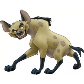 WiggleWalls 3 Pc Shenzi, Banzai and Ed Decal Sticker Hyenas Lion King Movie Removable Peel