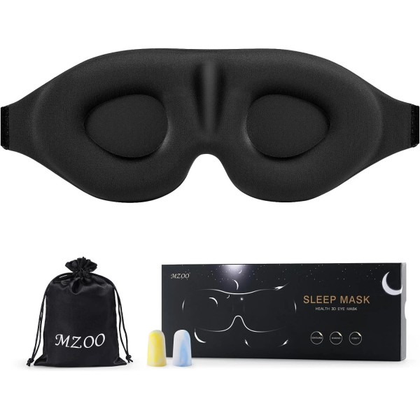 MZOO Sleep Mask for Side Sleeper Women Men, Eye Mask